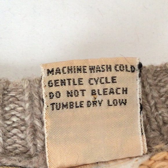 Haberdasher - Light brown and peach vertical stripe pullover sweater - Picture 5 of 5